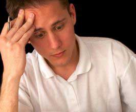 frustrated student writing